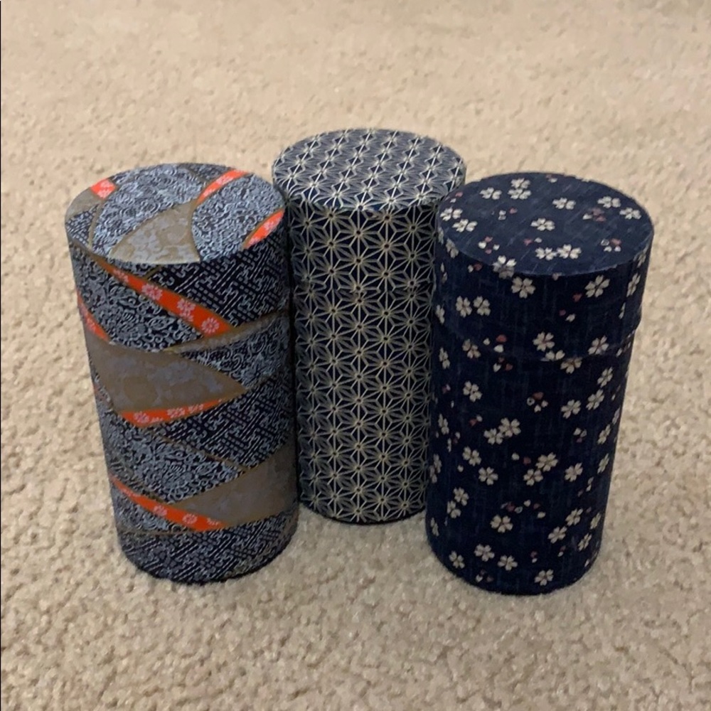 Decorative Teavana Tea Tins Set